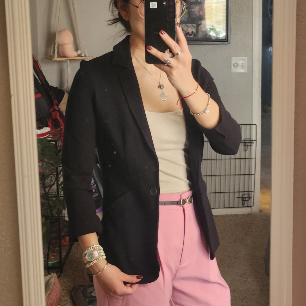 Betabrand Dressy Black Blazer